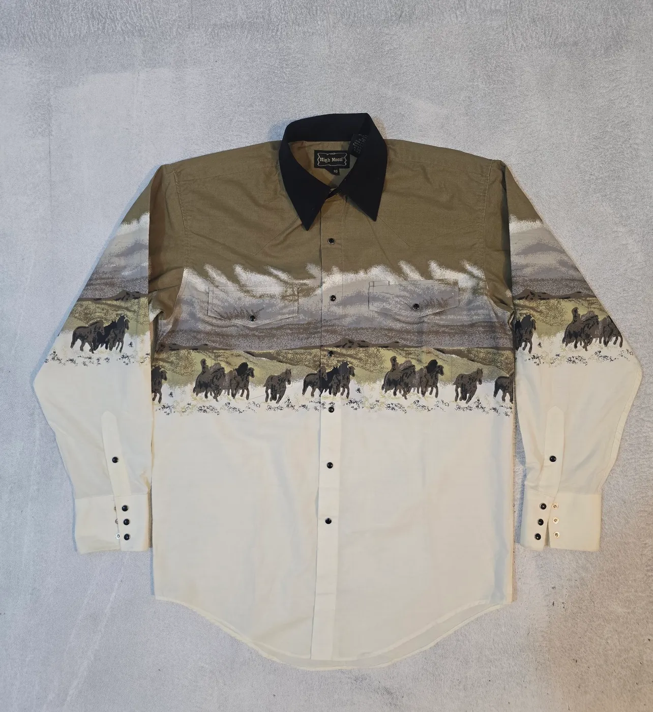 قميص رجالي هاي نون ستايل غربي | High Noon Men's Western Style Shirt - صورة 2