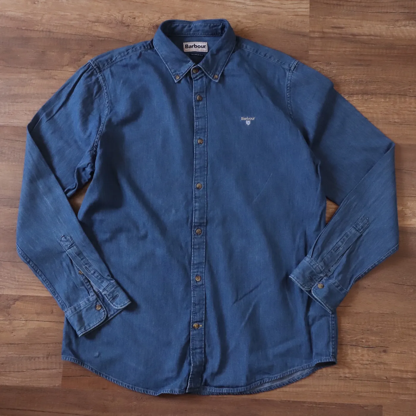 قميص باربور أزرق رجالي | Barbour Blue Men's Shirt