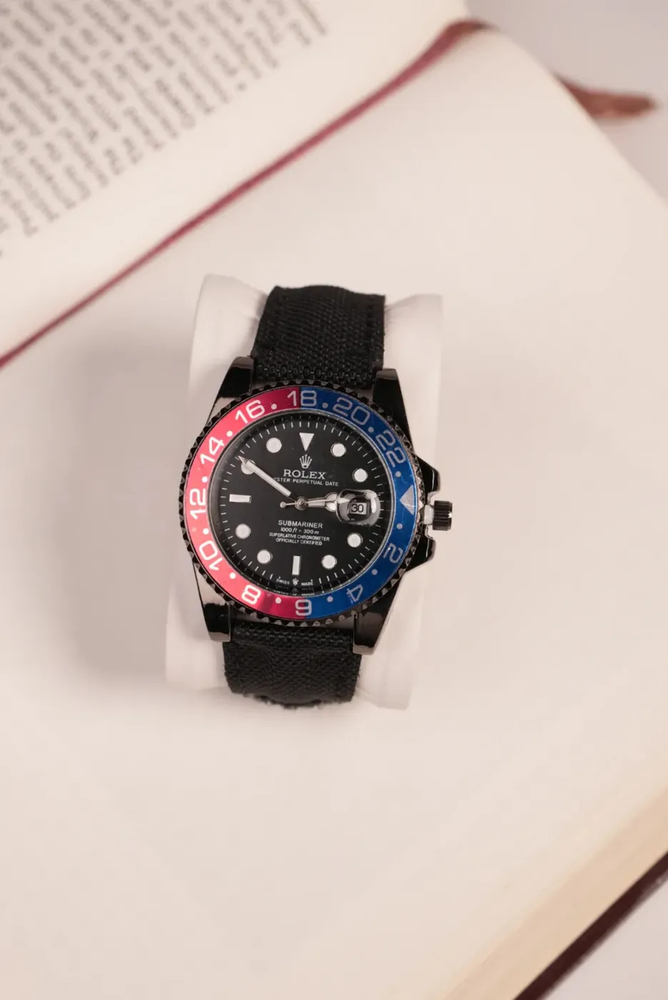 ساعة ROLEX اطار Pepsi كوبي
