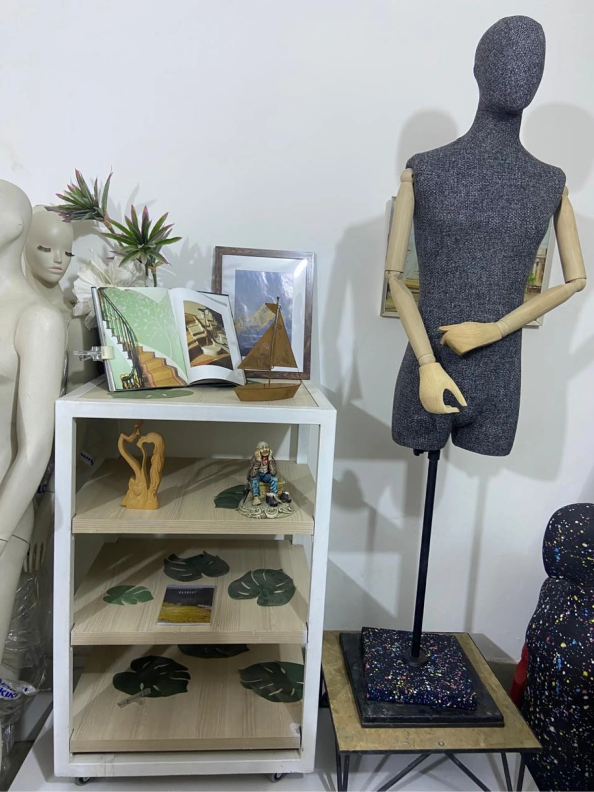 عارضة أزياء رجالية قماشية | Men's Fabric Mannequin Torso