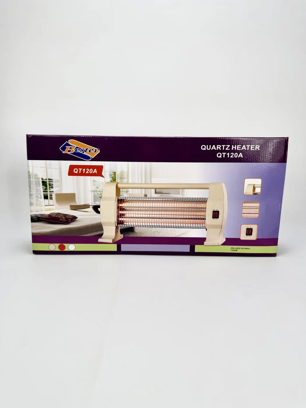 دفاية كوارتز كهربائية 3 شمعات - بستر (Buster Quartz Heater QT120A) - صورة 3