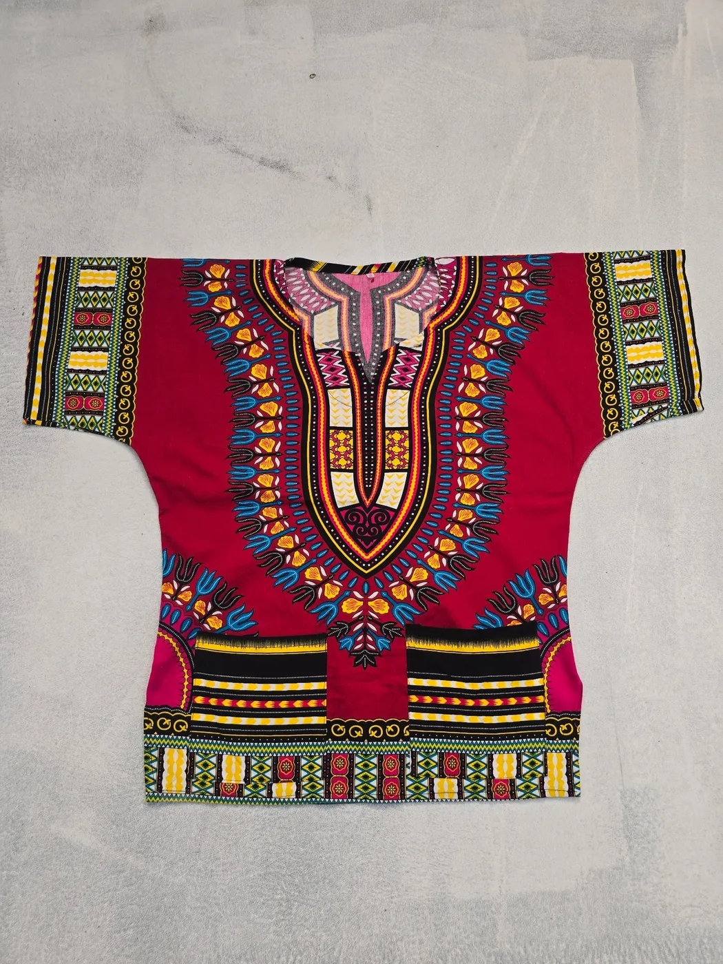قميص بنقوش أفريقية (داشيكي) | African Print Dashiki Shirt