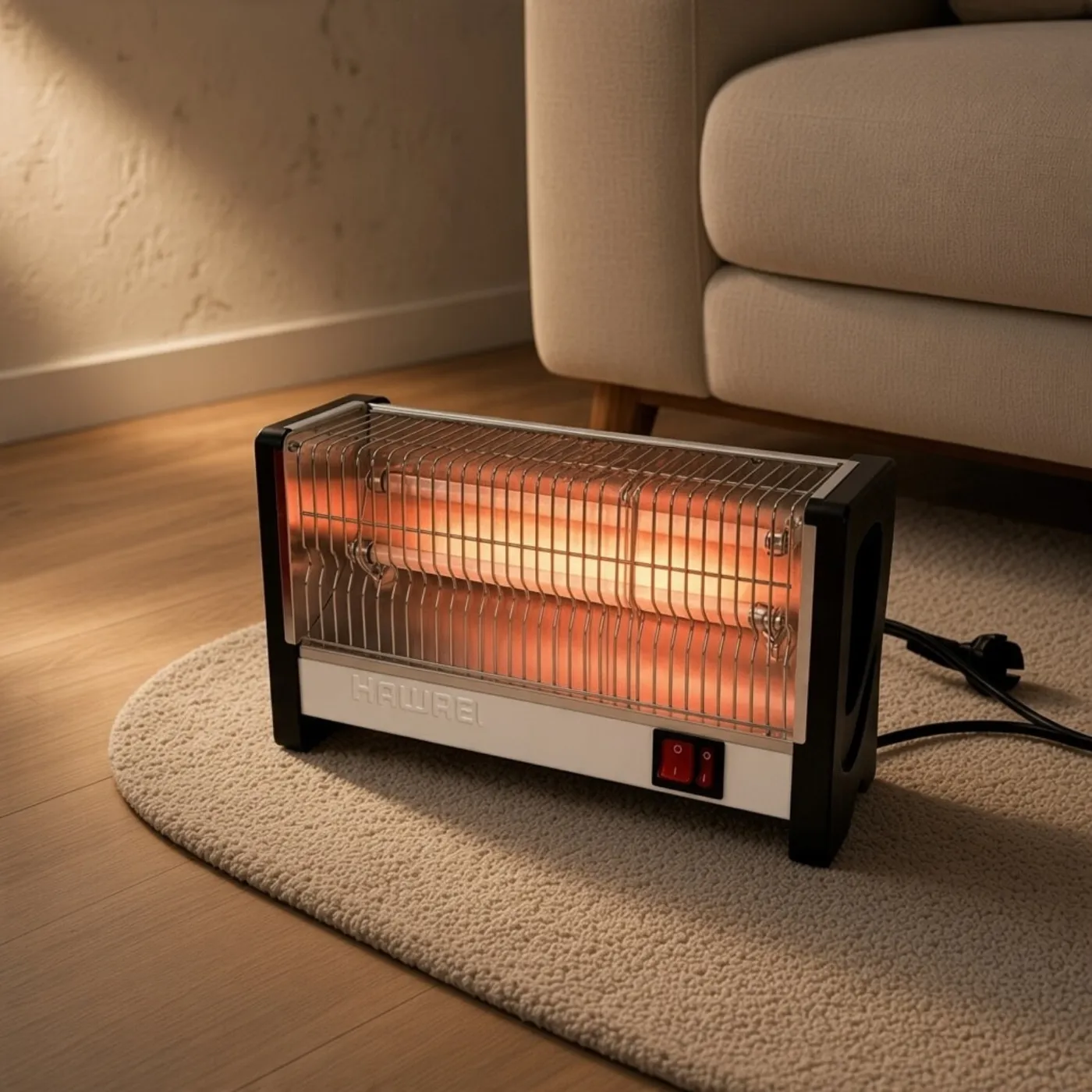 دفاية كهربائية صغيرة شمعتين - هاواي (Hawayi Electric Heater)
