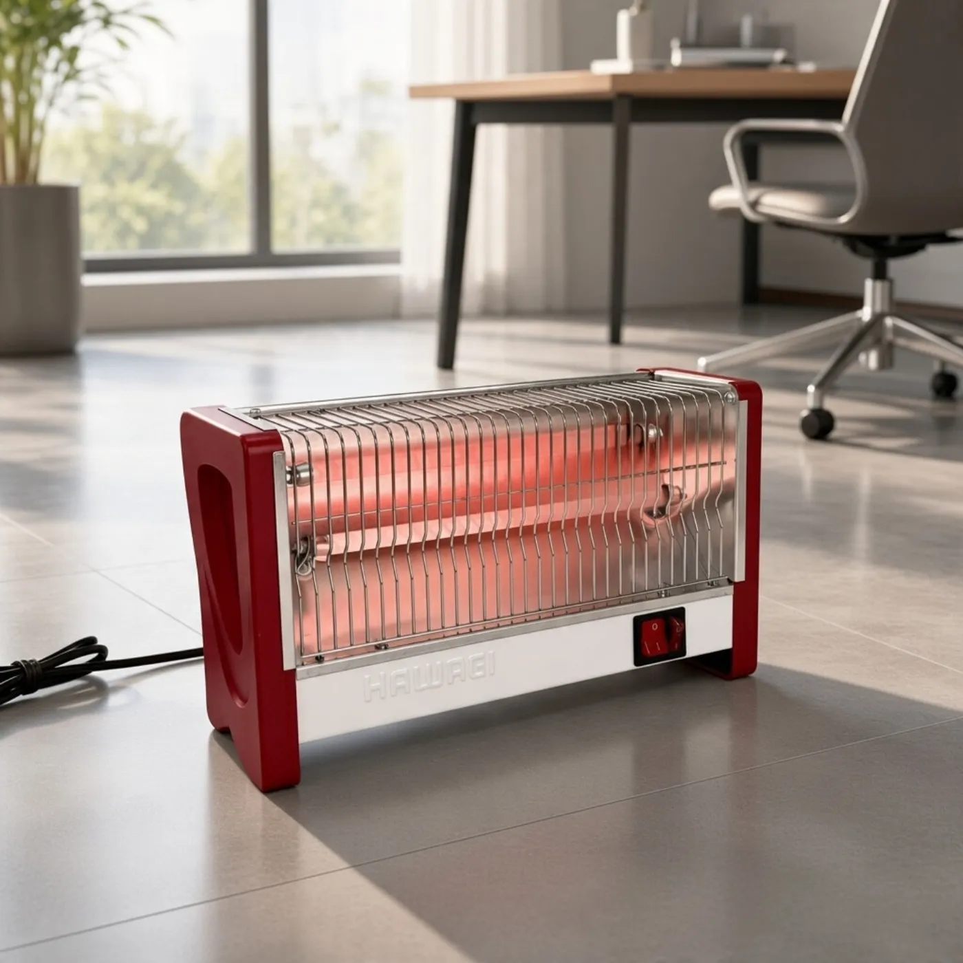 دفاية كهربائية صغيرة شمعتين - هاواي (Hawayi Electric Heater) - صورة 3