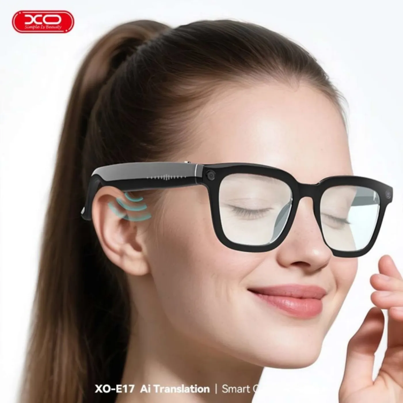 النظارات الذكية لتصوير الوسائط و الصوت (XO-E17 AI Smart Glasses)