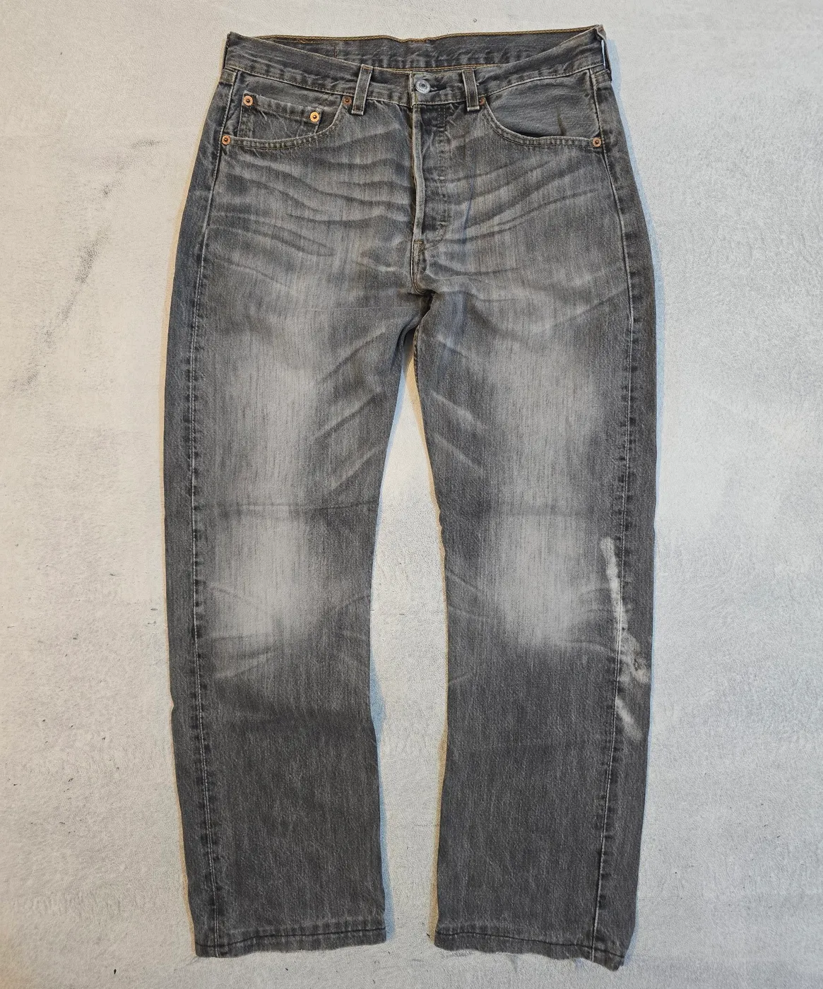 بنطلون جينز Levis دنيم لون رمادي
