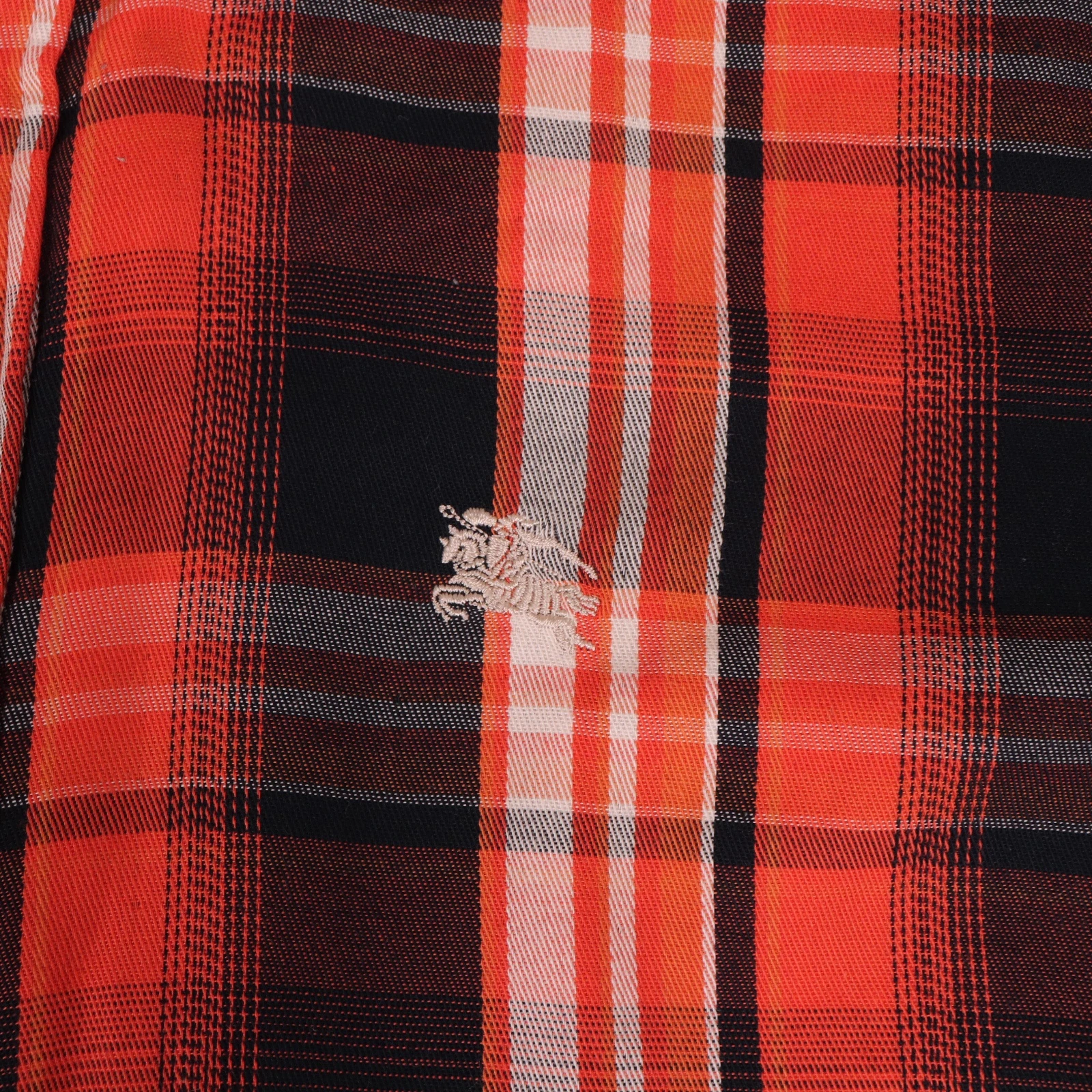 قميص بربري كاروهات أحمر وأسود | Burberry Plaid Shirt Red and Black - صورة 4