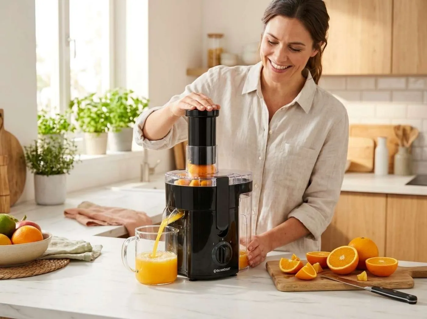عصارة يورو كوزين كهربائية | EuroCuisine Electric Juicer