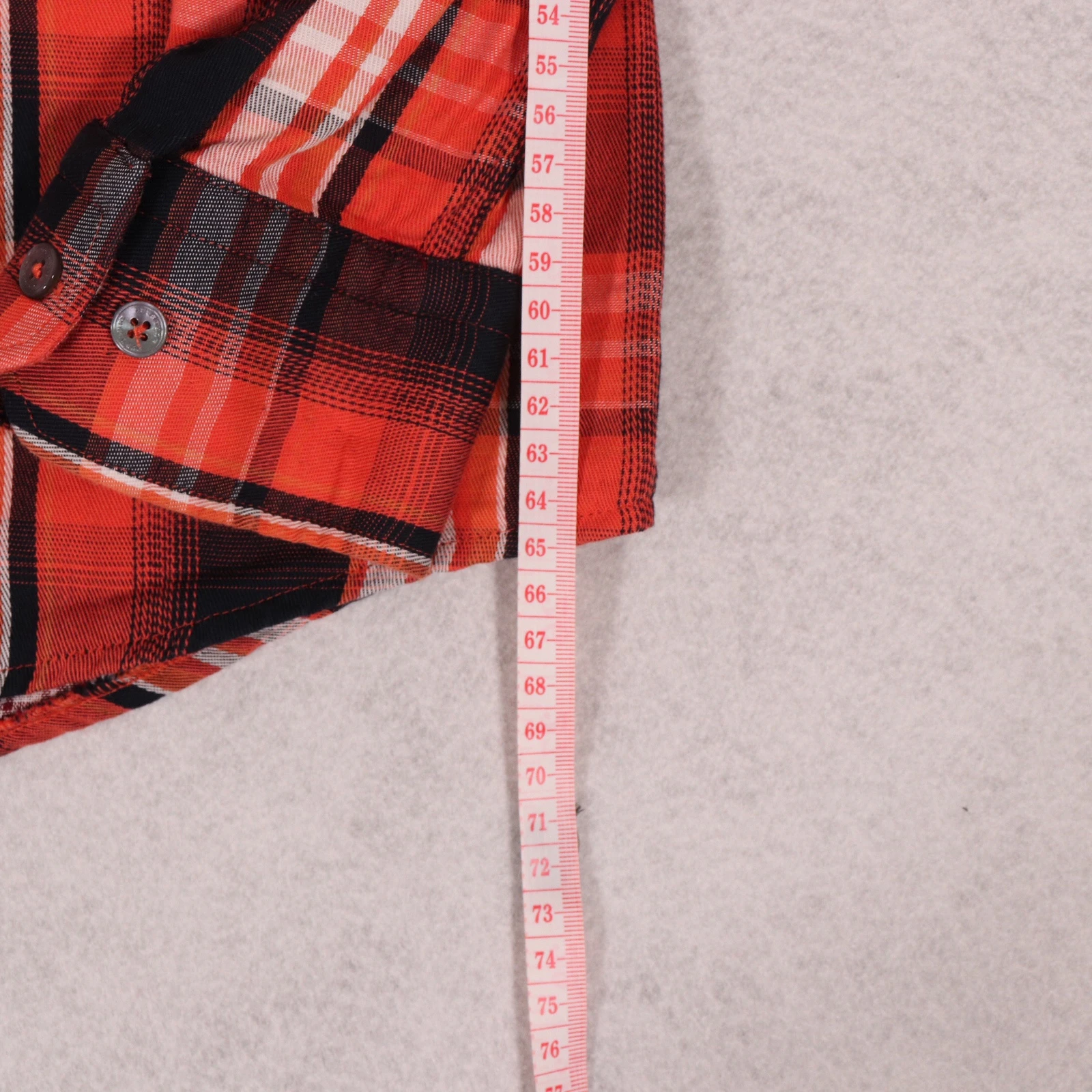 قميص بربري كاروهات أحمر وأسود | Burberry Plaid Shirt Red and Black - صورة 5
