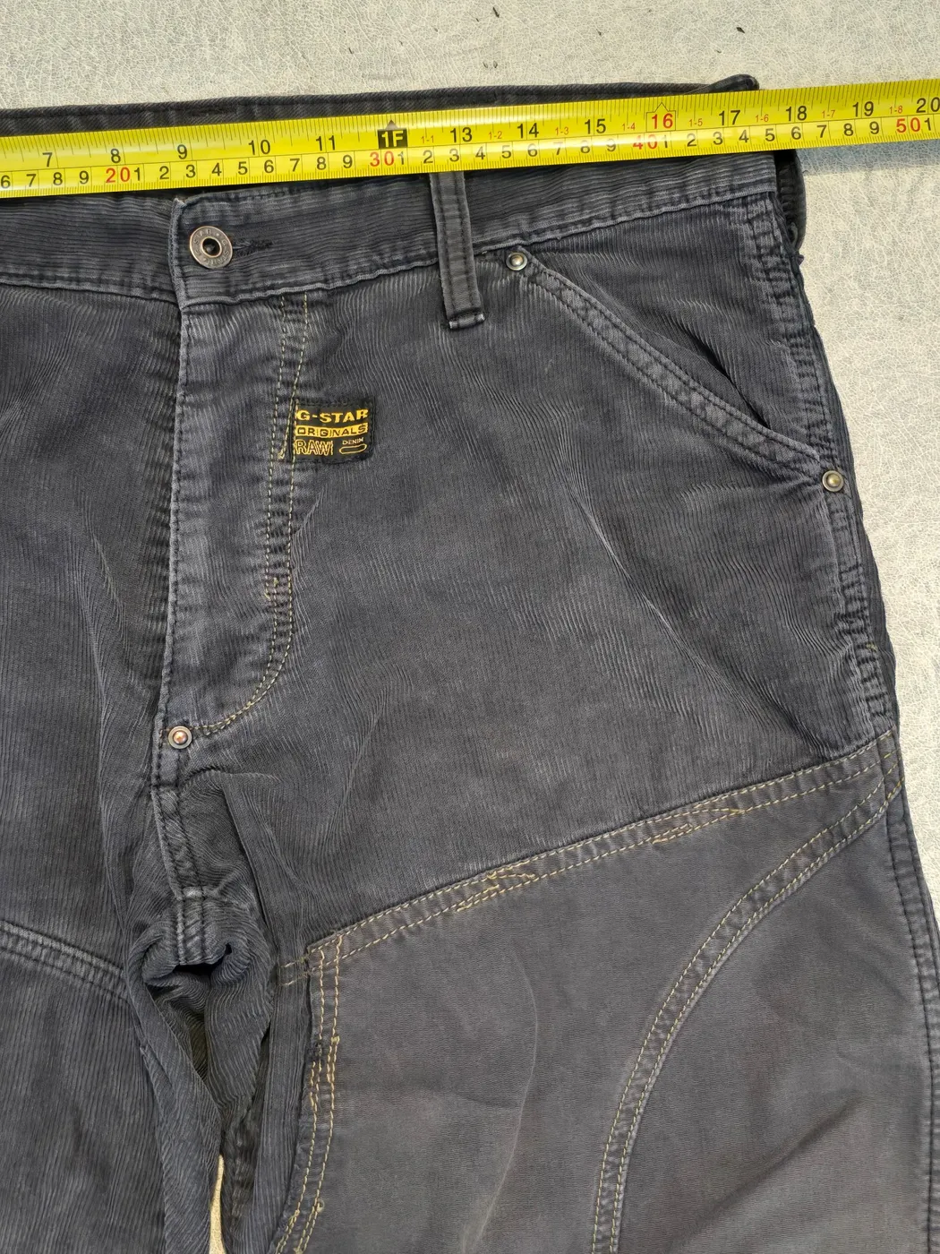 بنطرون G-STAR RAW كوردروي رجالي - صورة 5