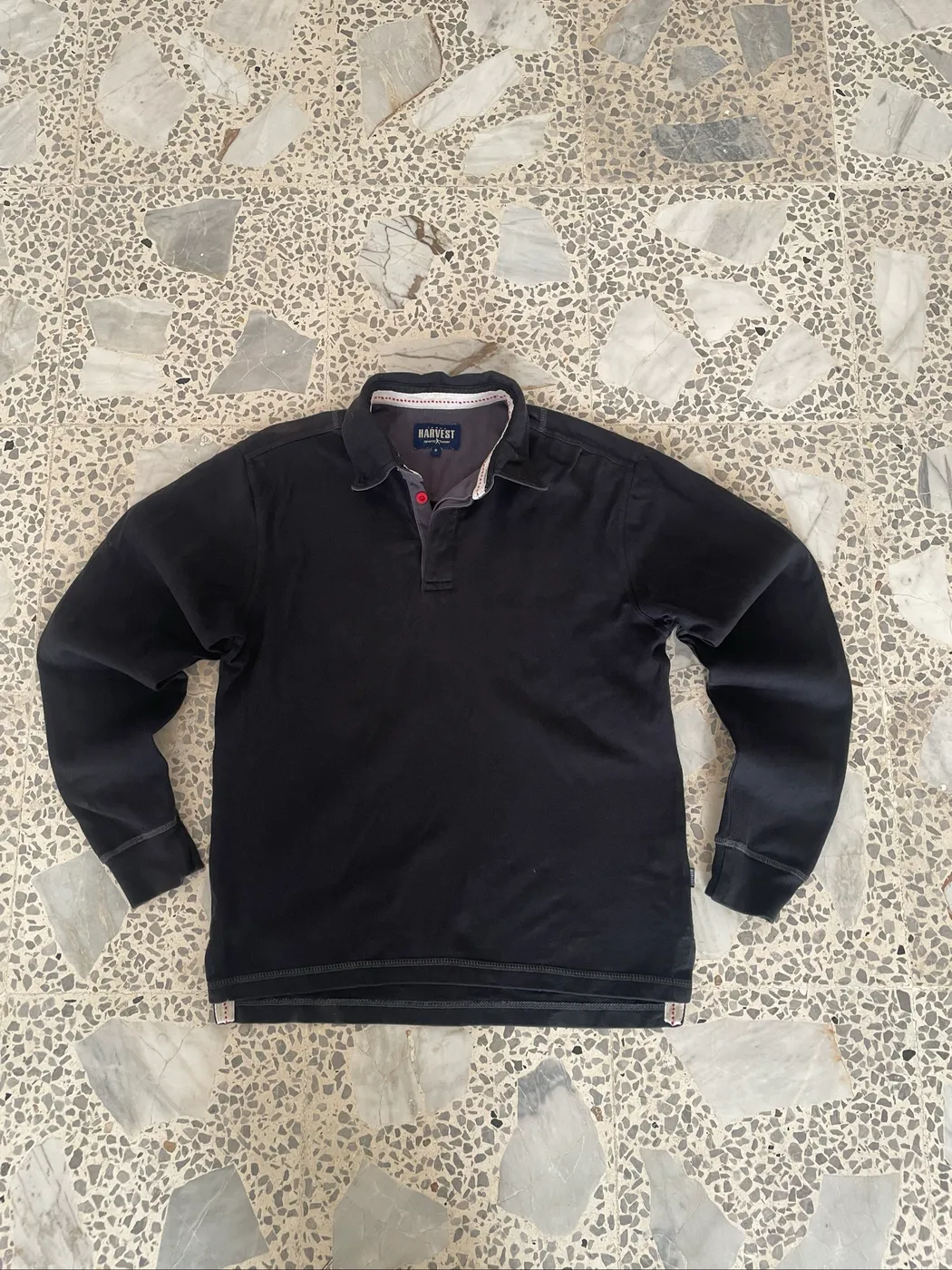قميص بولو رجالي كم طويل - ماركة HARVEST الأصلية 👕
