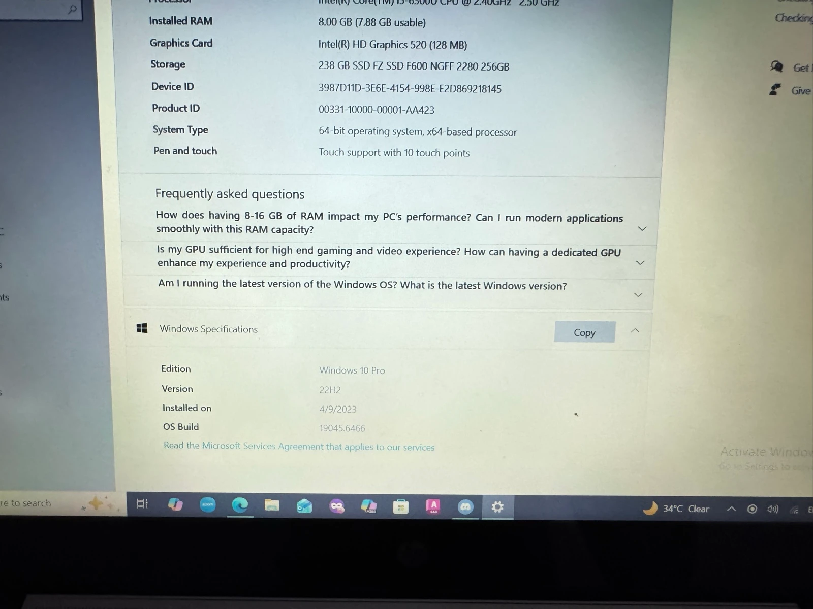 لابتوب HP EliteBook 850 G3