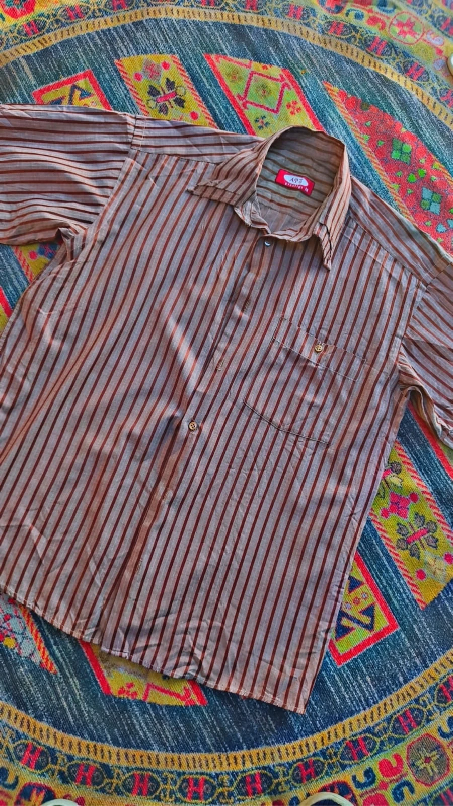 قميص رجالي مخطط من APS | APS Striped Men's Shirt