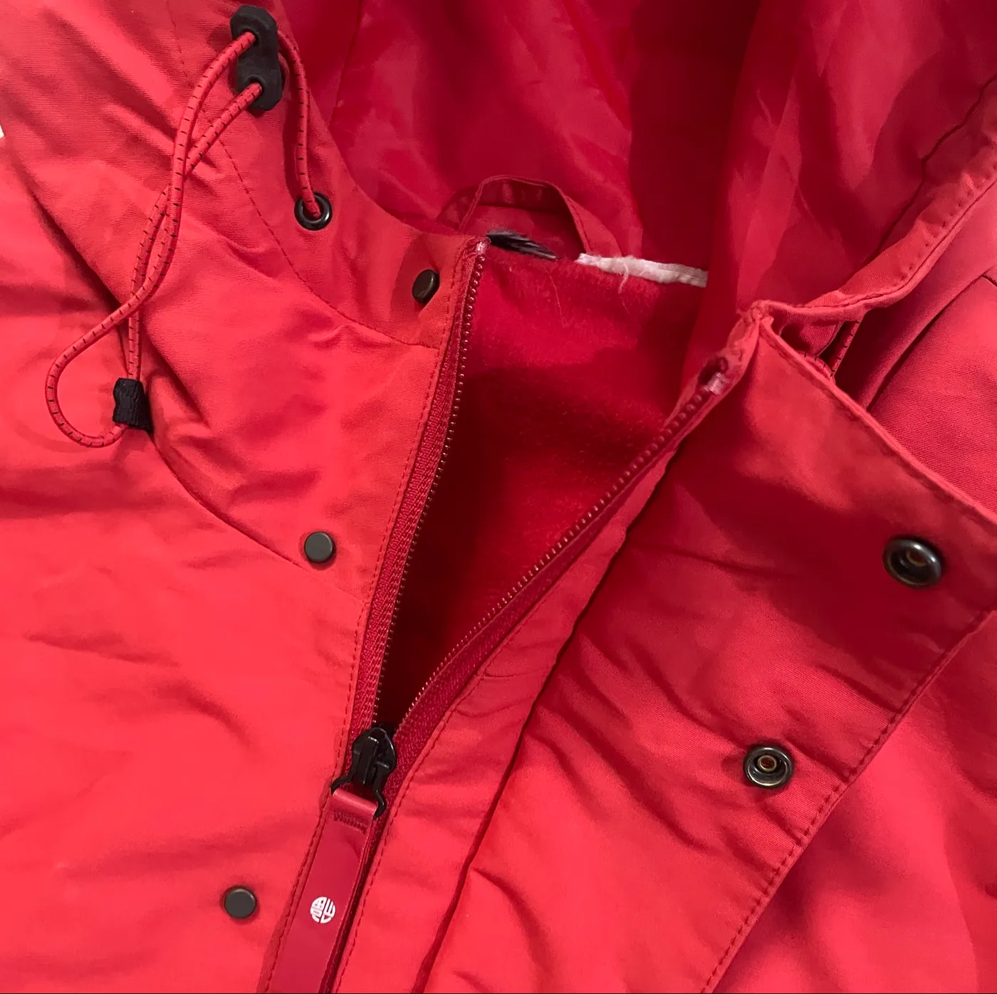 قمصلة باركا أديداس أحمر أصلي ✅ (Adidas Parka Jacket) - - صورة 4