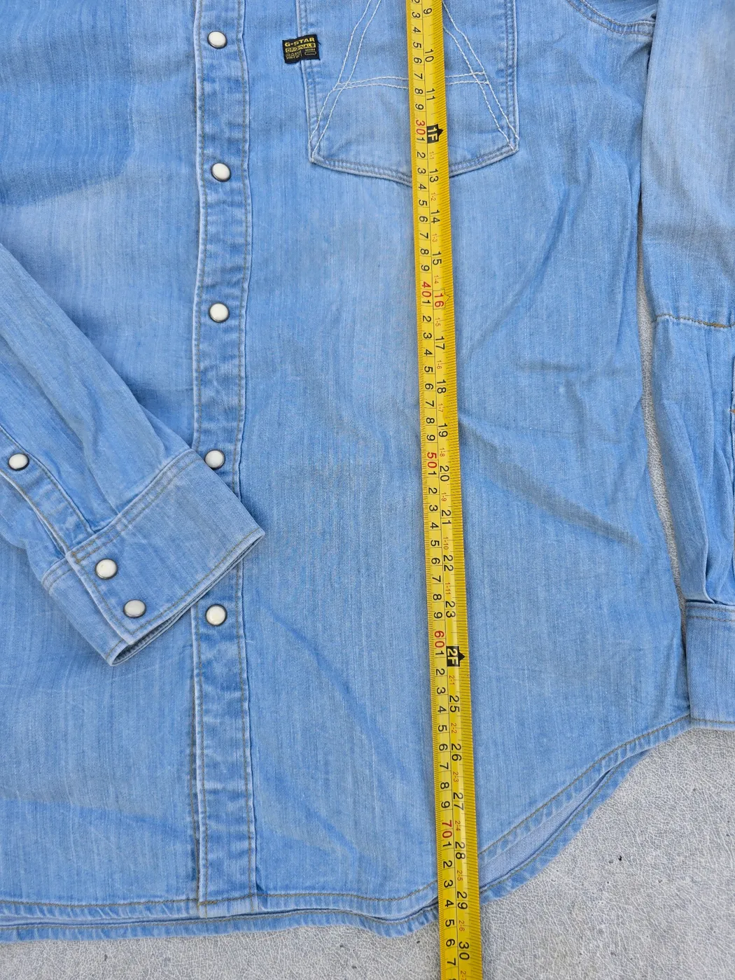 قميص جينز G-STAR RAW رجالي - صورة 4
