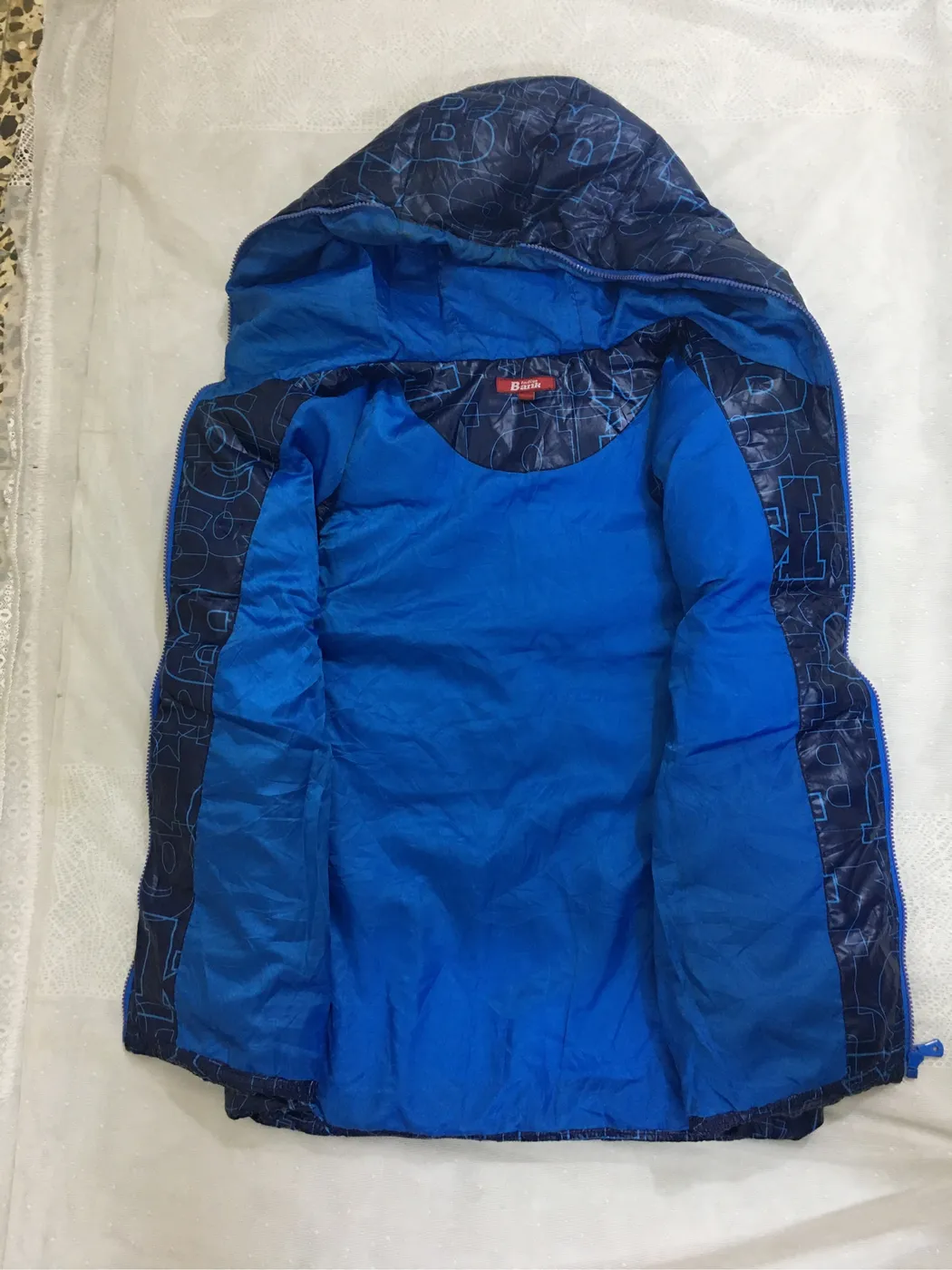 صدرية شتوية مبطنة لون أزرق | Blue Padded Winter Vest - صورة 2