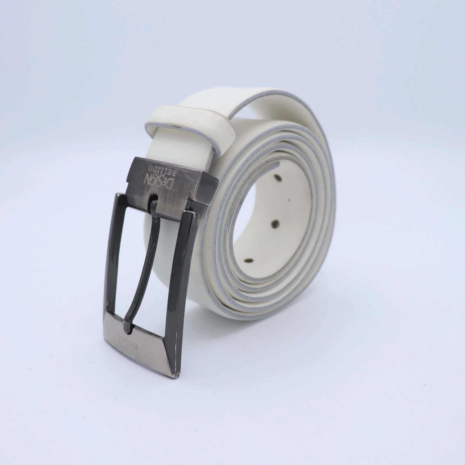 حزام بيليدو لون كريمي | Bellido Cream Color Belt