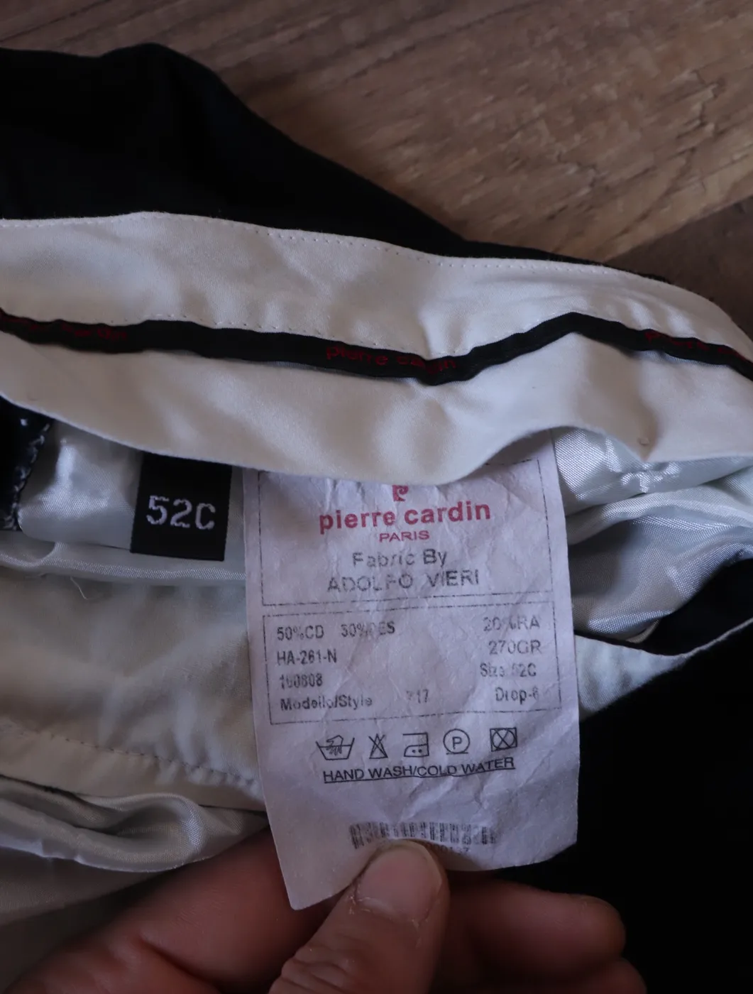 بنطرون Pierre Cardin موديل HA-261-N مقاس 52C - صورة 2