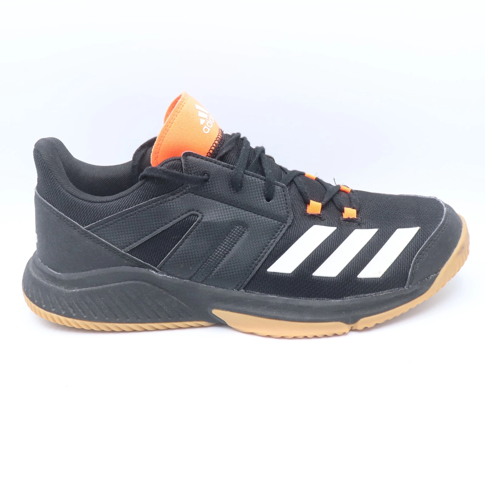 حذاء أديداس رياضي أسود وبرتقالي | Adidas Black and Orange Athletic Shoe
