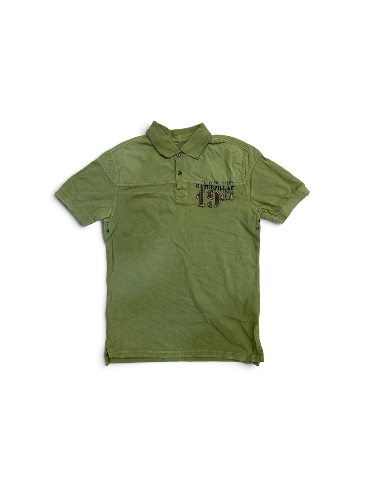 تيشرت بولو كات رجالي لون زيتوني | Caterpillar Men's Olive Polo Shirt