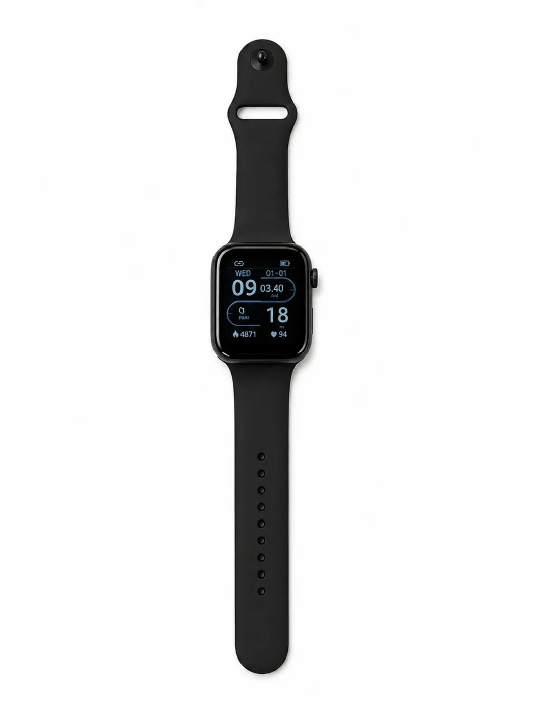 ساعة ذكية لون أسود | Black Smartwatch