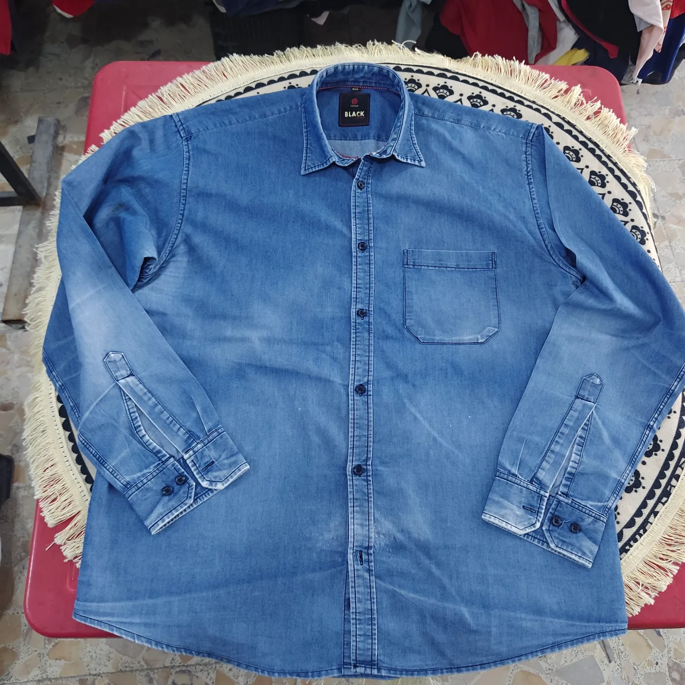 قميص جينز رجالي BLACK | BLACK Men's Denim Shirt