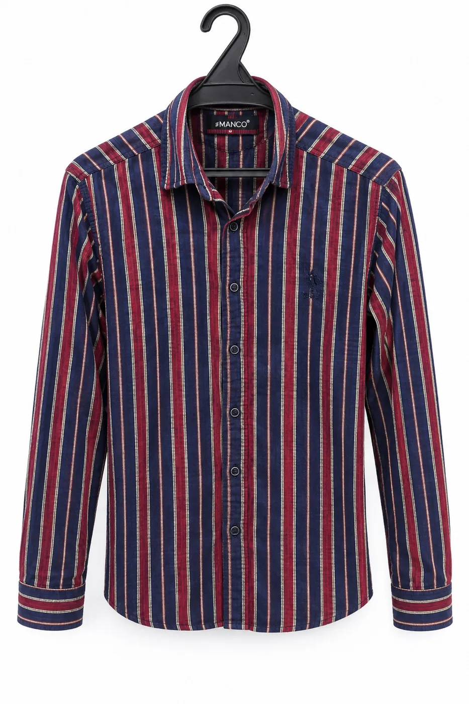 قميص polo مخطط مقاس M