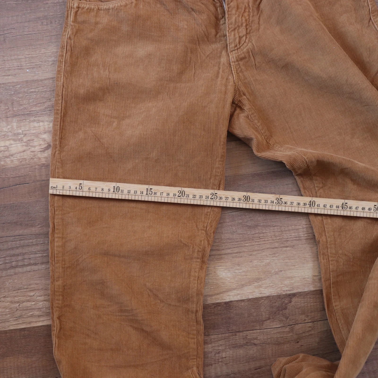 بنطرون كوردروي بولو | Brown Corduroy Pants - صورة 5