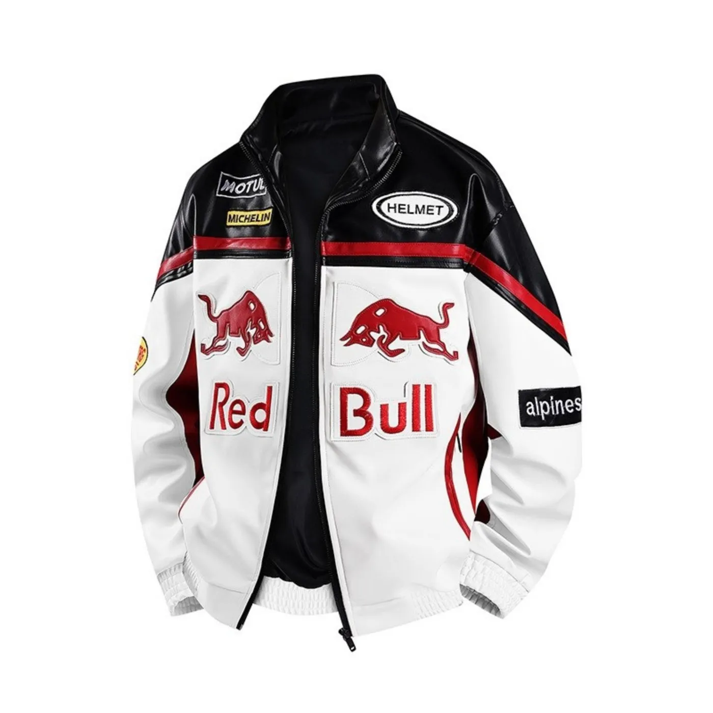 القمصلة الجلد الترند ريدبول RED BULL الشعار تطريز - صورة 2