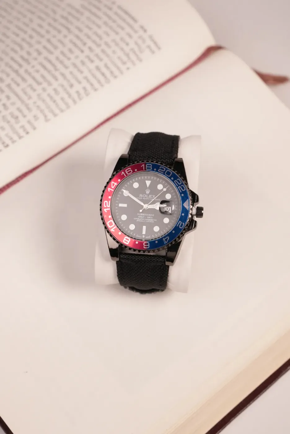 ساعة ROLEX اطار Pepsi كوبي - صورة 5
