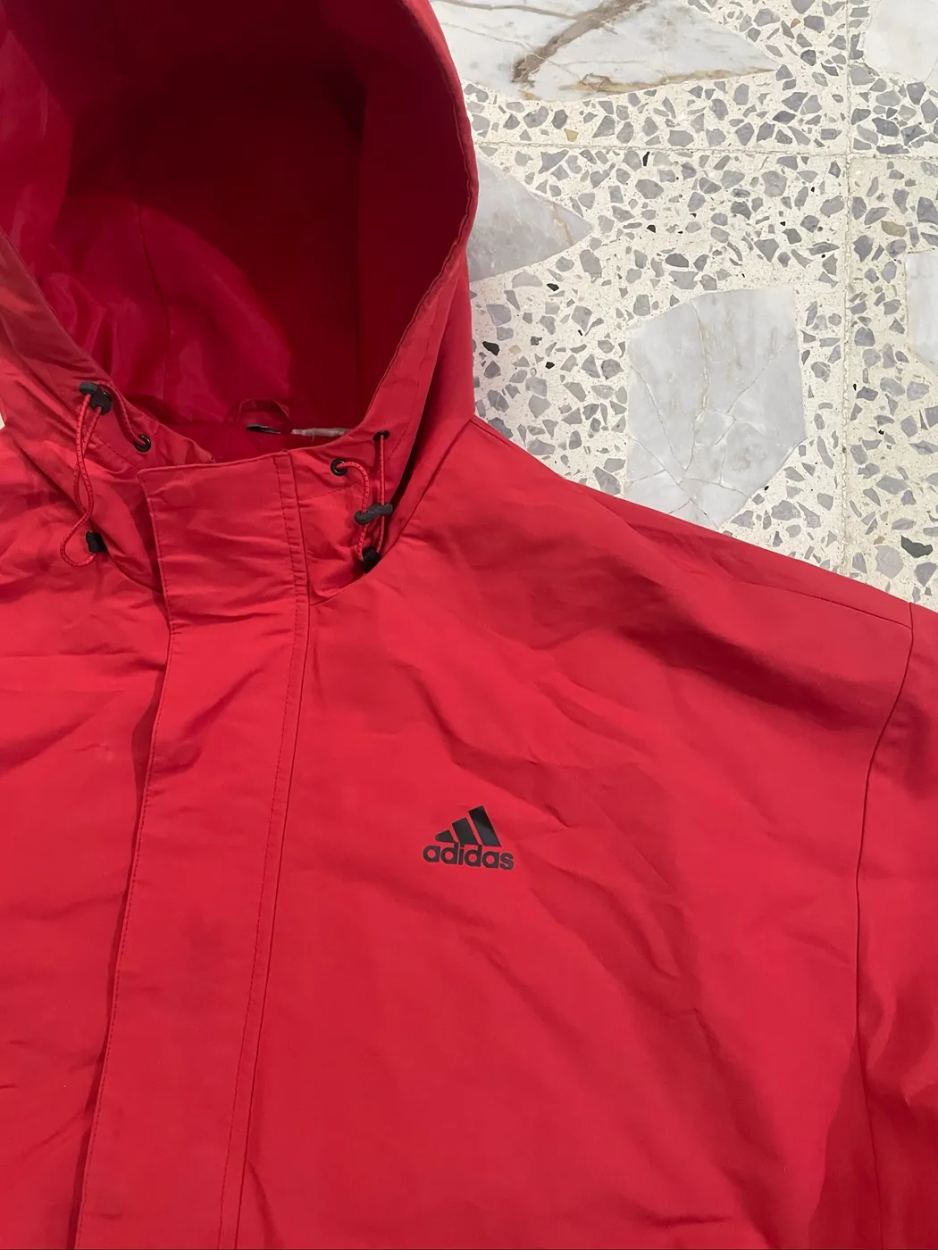 قمصلة باركا أديداس أحمر أصلي ✅ (Adidas Parka Jacket) - - صورة 2
