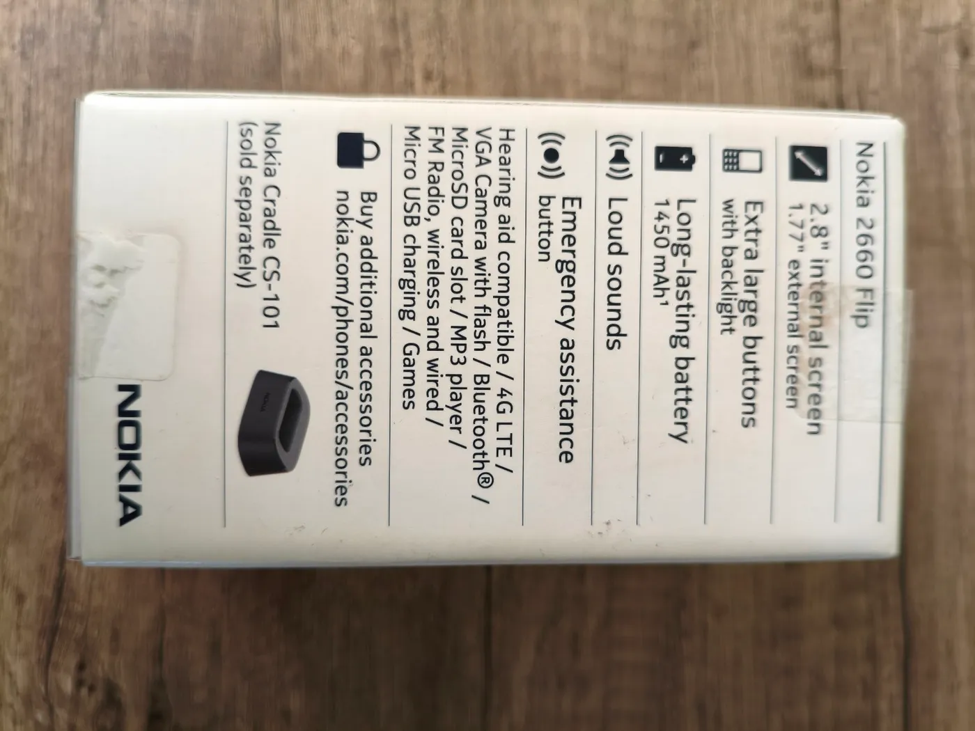 نوكيا 2660 فليب (Nokia 2660 Flip 4G) نظيف جداً مع كافة الأغراض - صورة 4