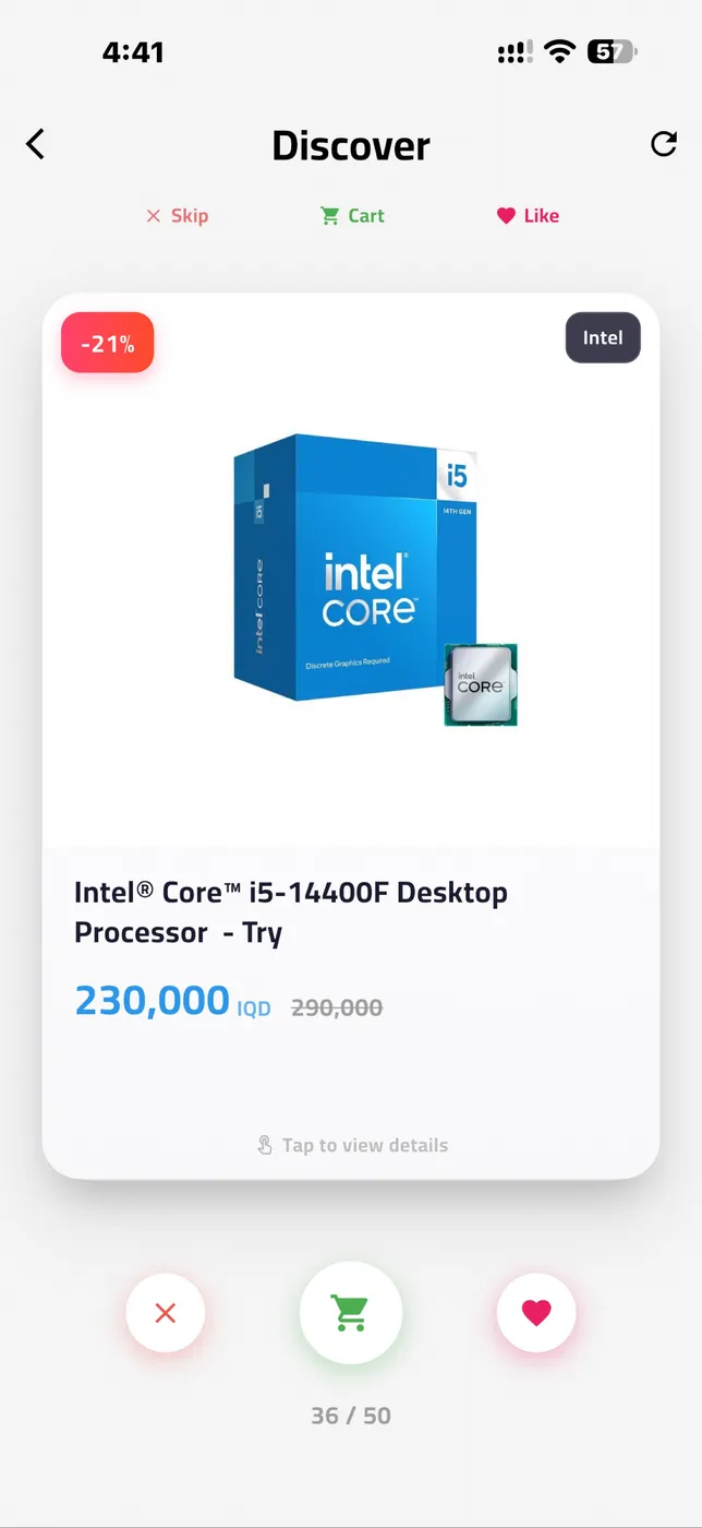 معالج Intel Core i5-14400F للكمبيوتر