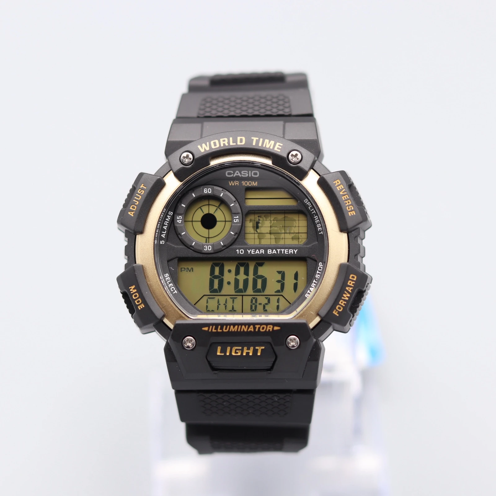 ساعة كاسيو وورلد تايم رقمية(الأصالة مكفولة) | Casio World Time Digital Watch