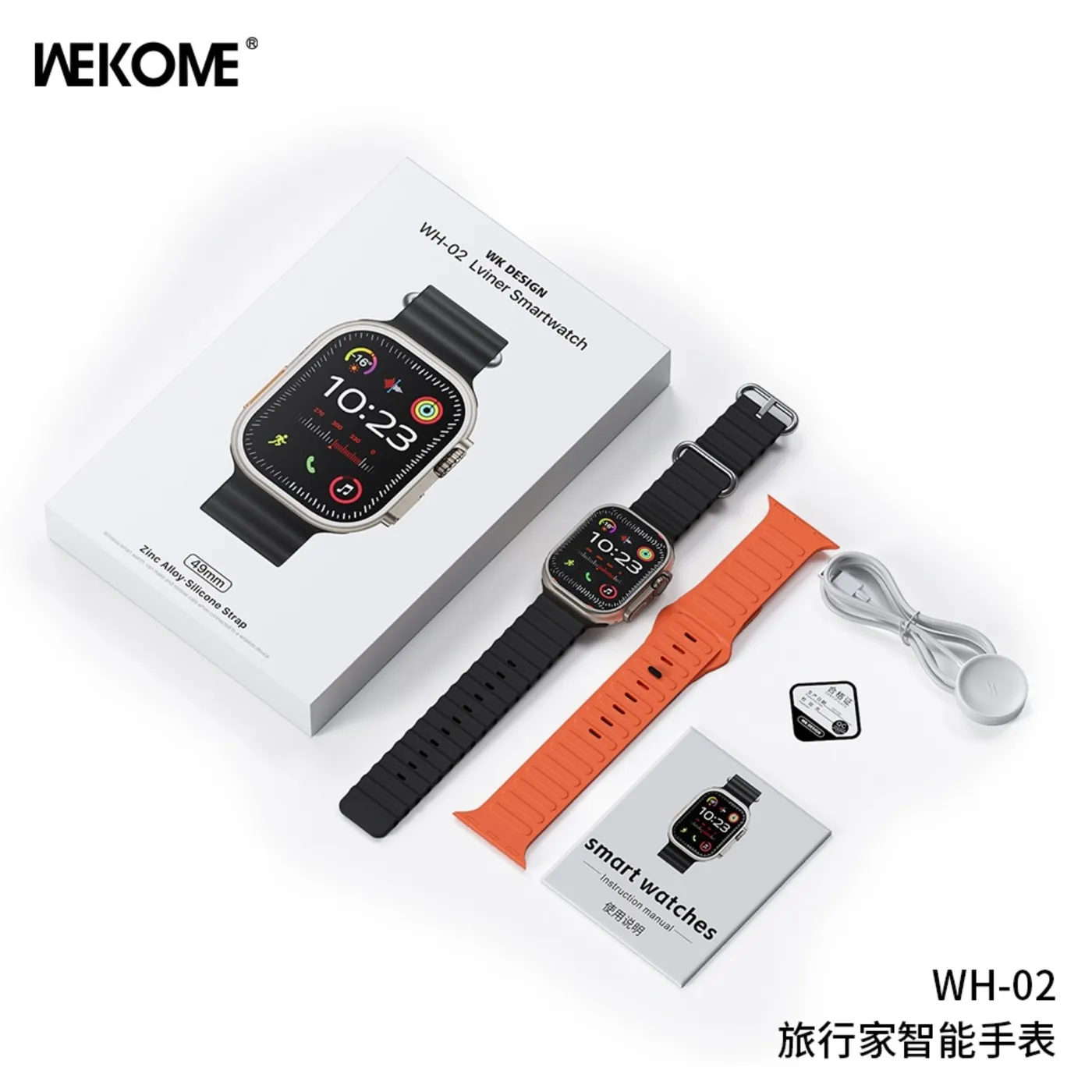ساعة WK WH-02 Lviner Smartwatch - صورة 3