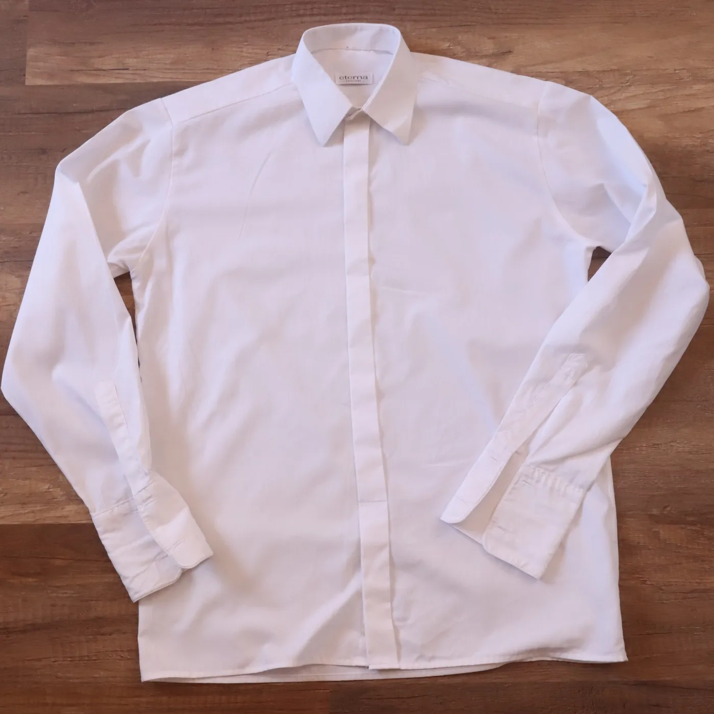 قميص أبيض رجالي من إترنا | Eterna Men's White Shirt