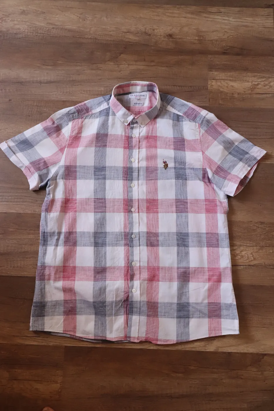 قميص رجالي كاروهات يو اس بولو اسن | U.S. Polo Assn. Men's Plaid Shirt