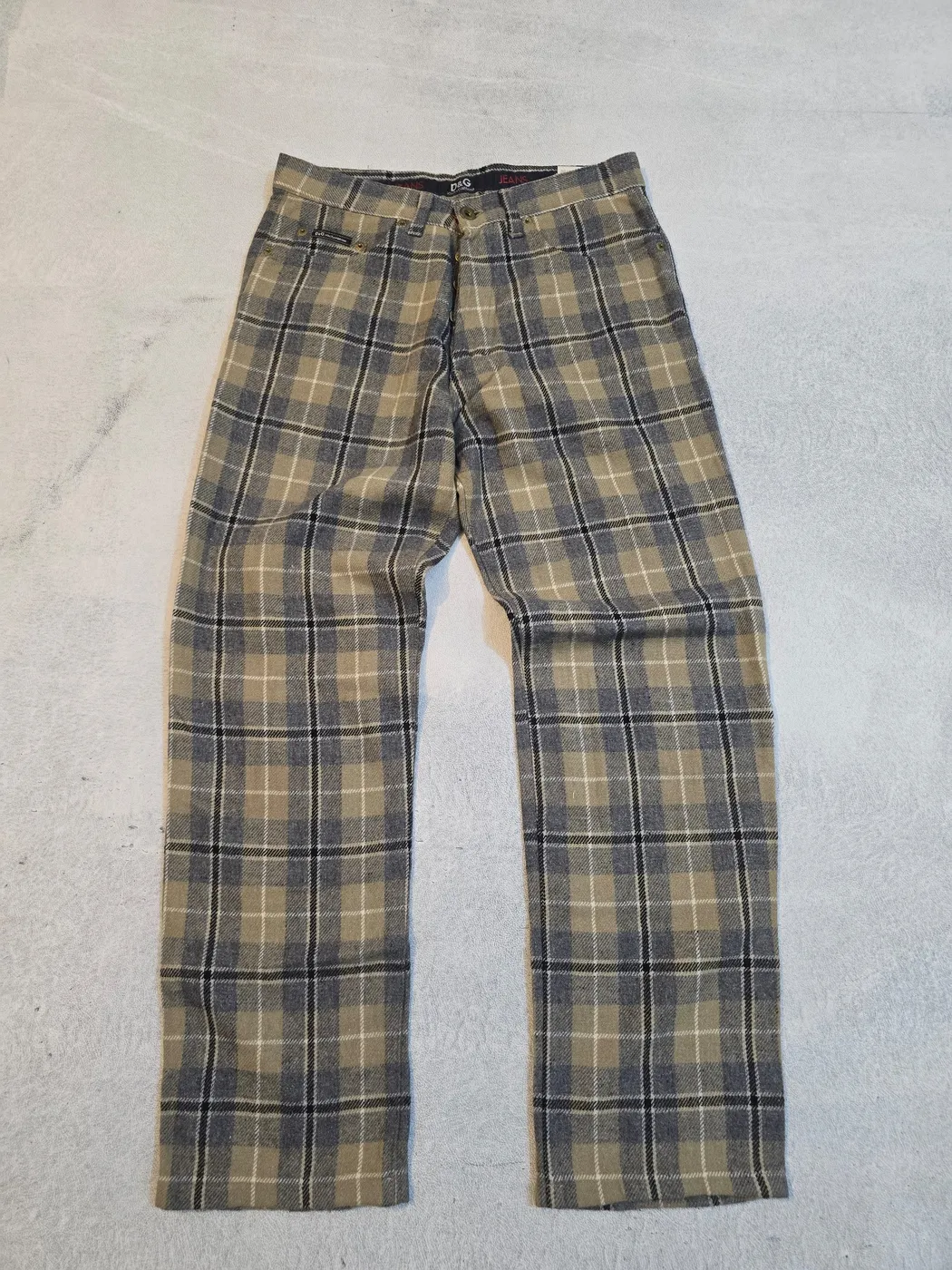 بنطرون كاروهات D&G | D&G Plaid Pants