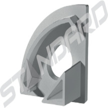 EXTRUSION/500R/ENDCAP/HOLE/STD 1 (65906)