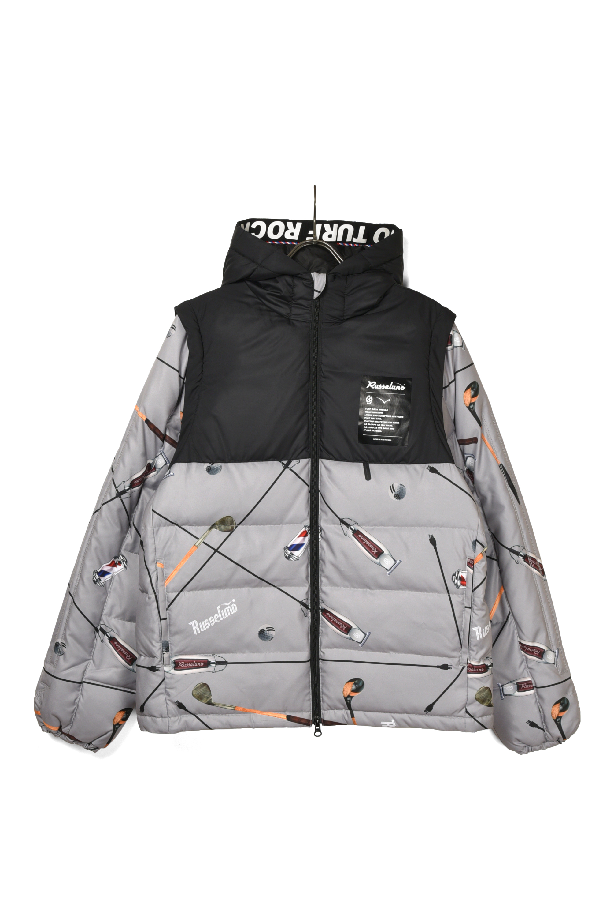 Golf Reboot / 【Russeluno】 2WAY DOWN JACKET(PATTERN)