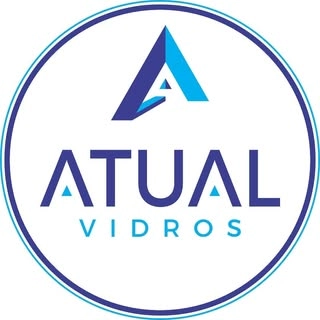 Logotipo da empresa ATUAL VIDROS