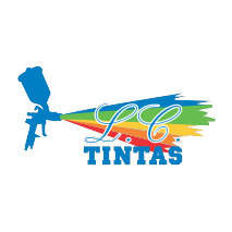 Logotipo da empresa L. C. TINTAS
