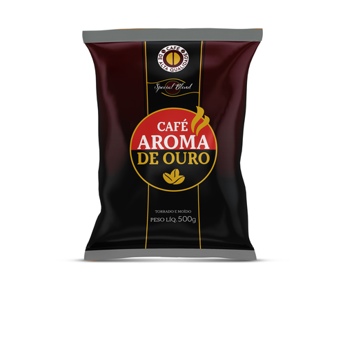 Logotipo da empresa CAFE AROMA DE OURO
