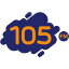 Logotipo da empresa REDE 105 FM