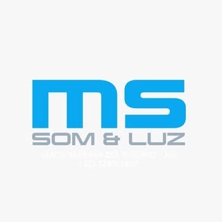 Logotipo da empresa MS SOM E LUZ