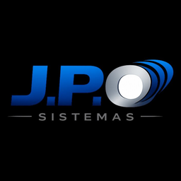 Logotipo da empresa J. P. O SISTEMAS.