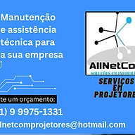 Logotipo da empresa ALLNETCOM SERVICOS ESPECIALIZADOS EM PROJETORES