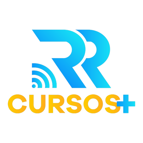 Logotipo da empresa RR CURSOS+