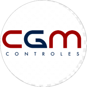 Logotipo da empresa C G M Controles