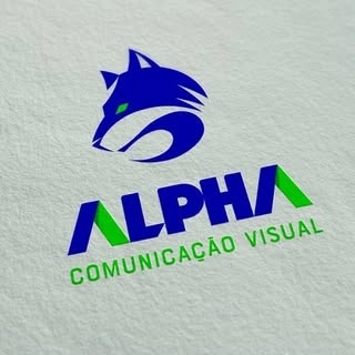 Logotipo da empresa ALPHA COMUNICACAO VISUAL